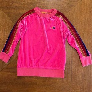 Aviator nation kids size 6 velour sweatsuit set
